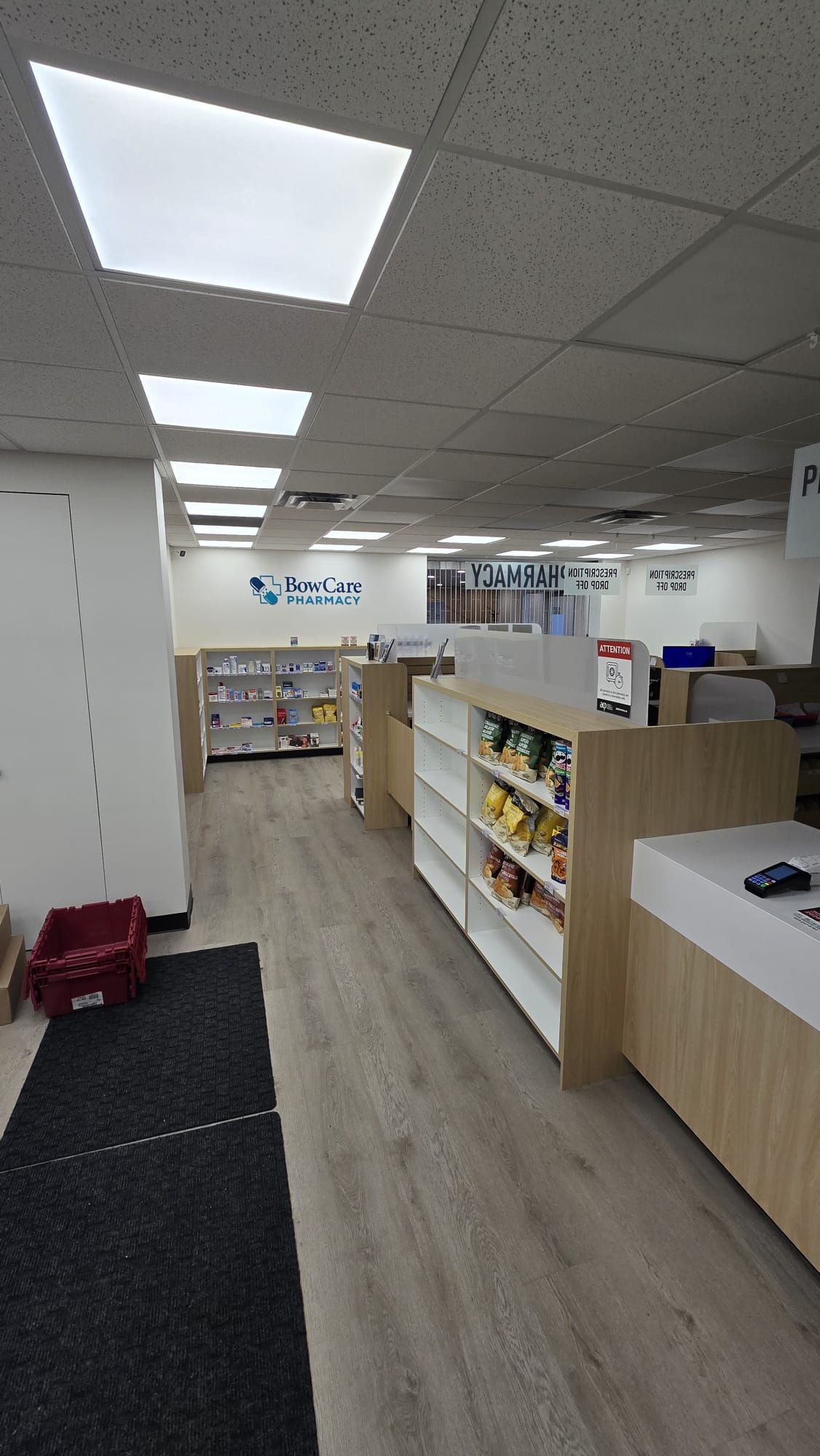 Bow Care Pharmacy interior detail