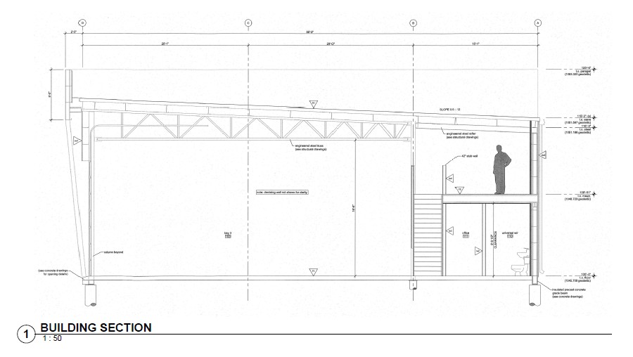 Flex Tradez Academy construction drawings detail