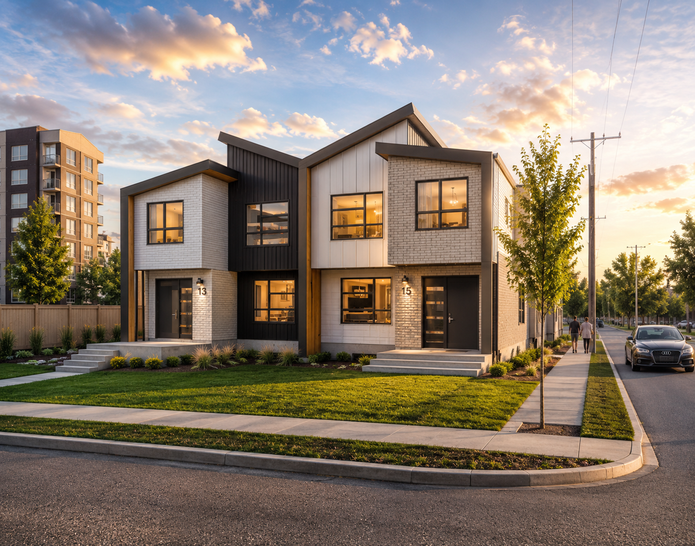 Meadowlark Park Townhouses rendering — Calgary, AB