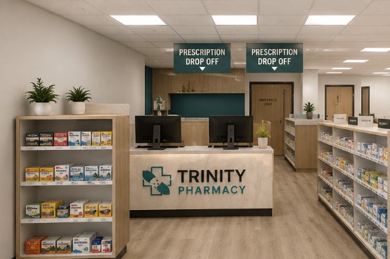 Trinity Pharmacy floor plan drawings